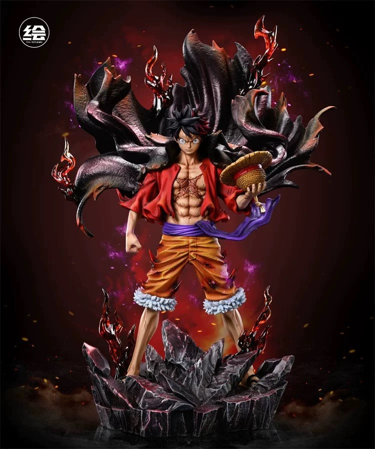 One Piece Luffy [Conqueror's Haki] Garage Kit Figure POP 1/8 Scale