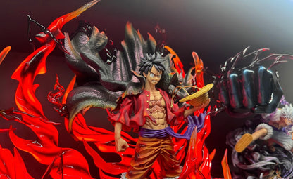 One Piece Luffy [Conqueror's Haki] Garage Kit Figure POP 1/8 Scale