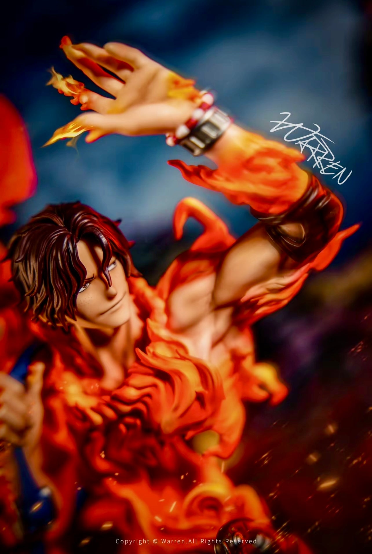 One Piece Ace "Goodbye" A Garage Kit Figure 1/6 Scale