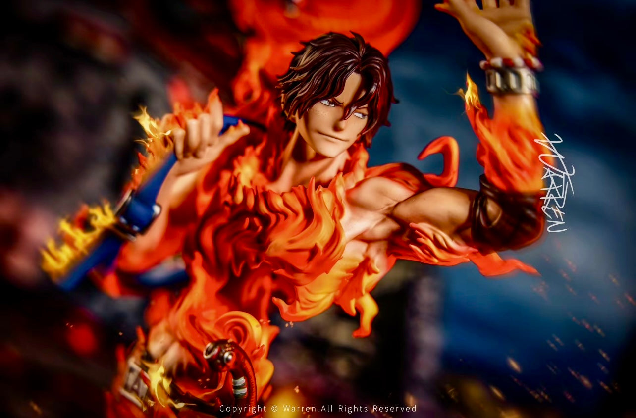 One Piece Ace "Goodbye" A Garage Kit Figure 1/6 Scale