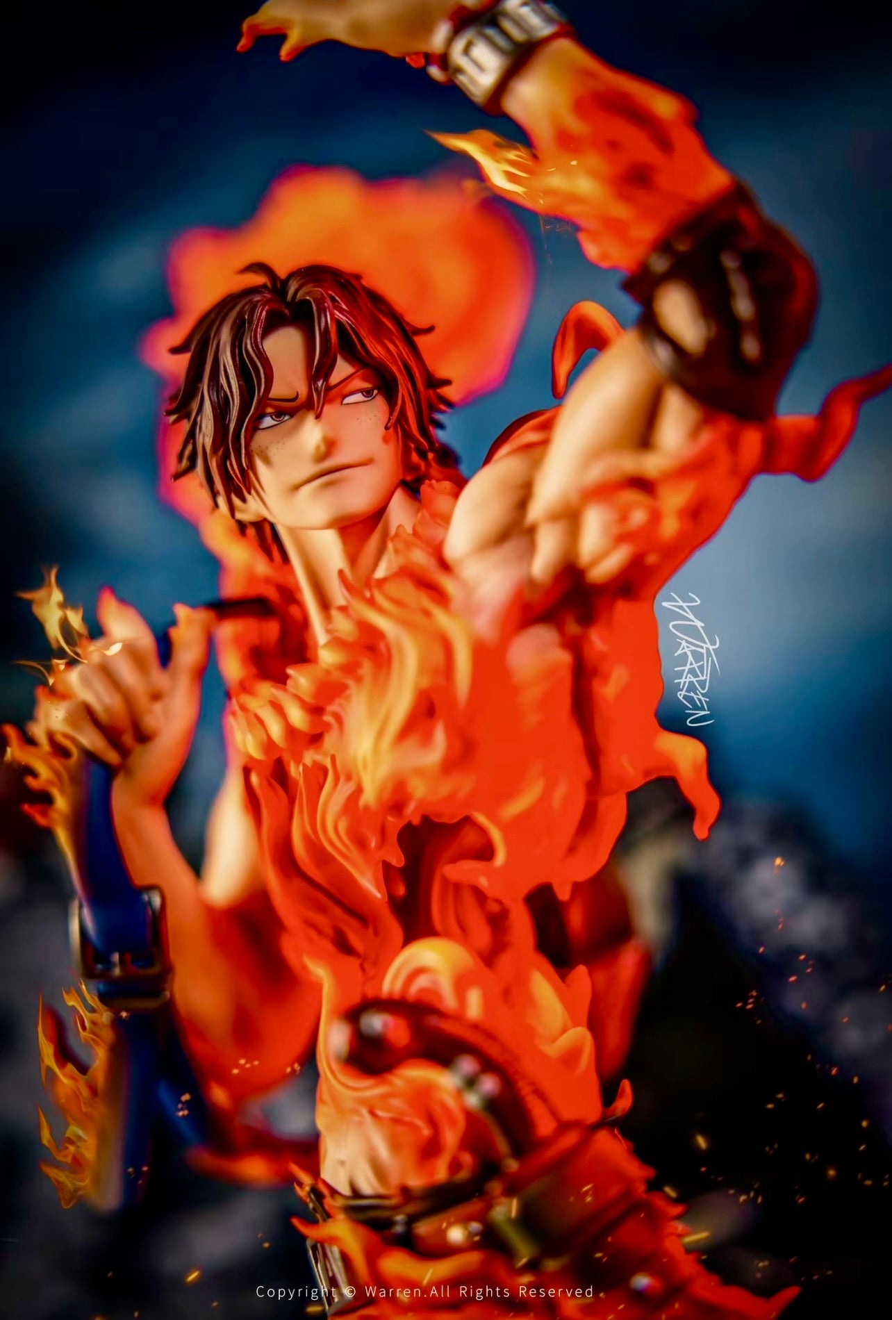 One Piece Ace "Goodbye" A Garage Kit Figure 1/6 Scale