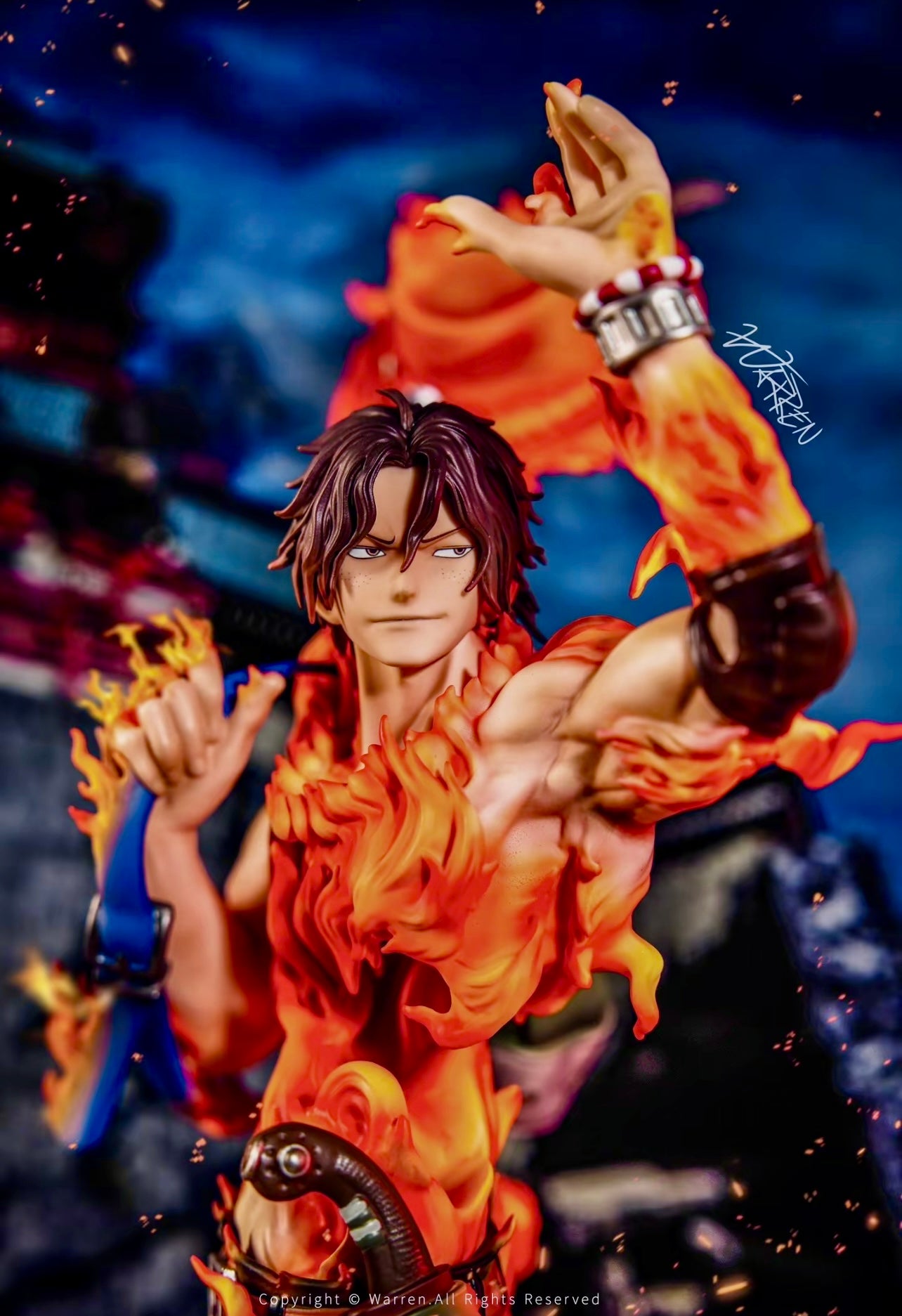 One Piece Ace "Goodbye" A Garage Kit Figure 1/6 Scale