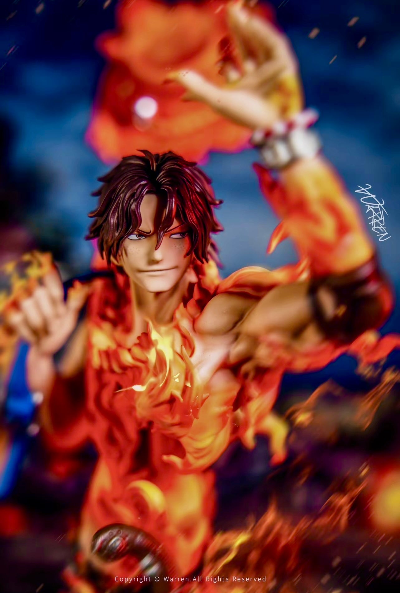 One Piece Ace "Goodbye" A Garage Kit Figure 1/6 Scale