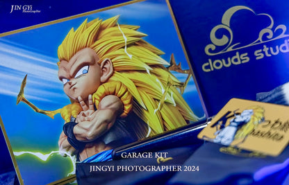 Dragon Ball Gotenks Super Saiyan 3 Overseas Limited Edition Genuine Figure Garage Kit