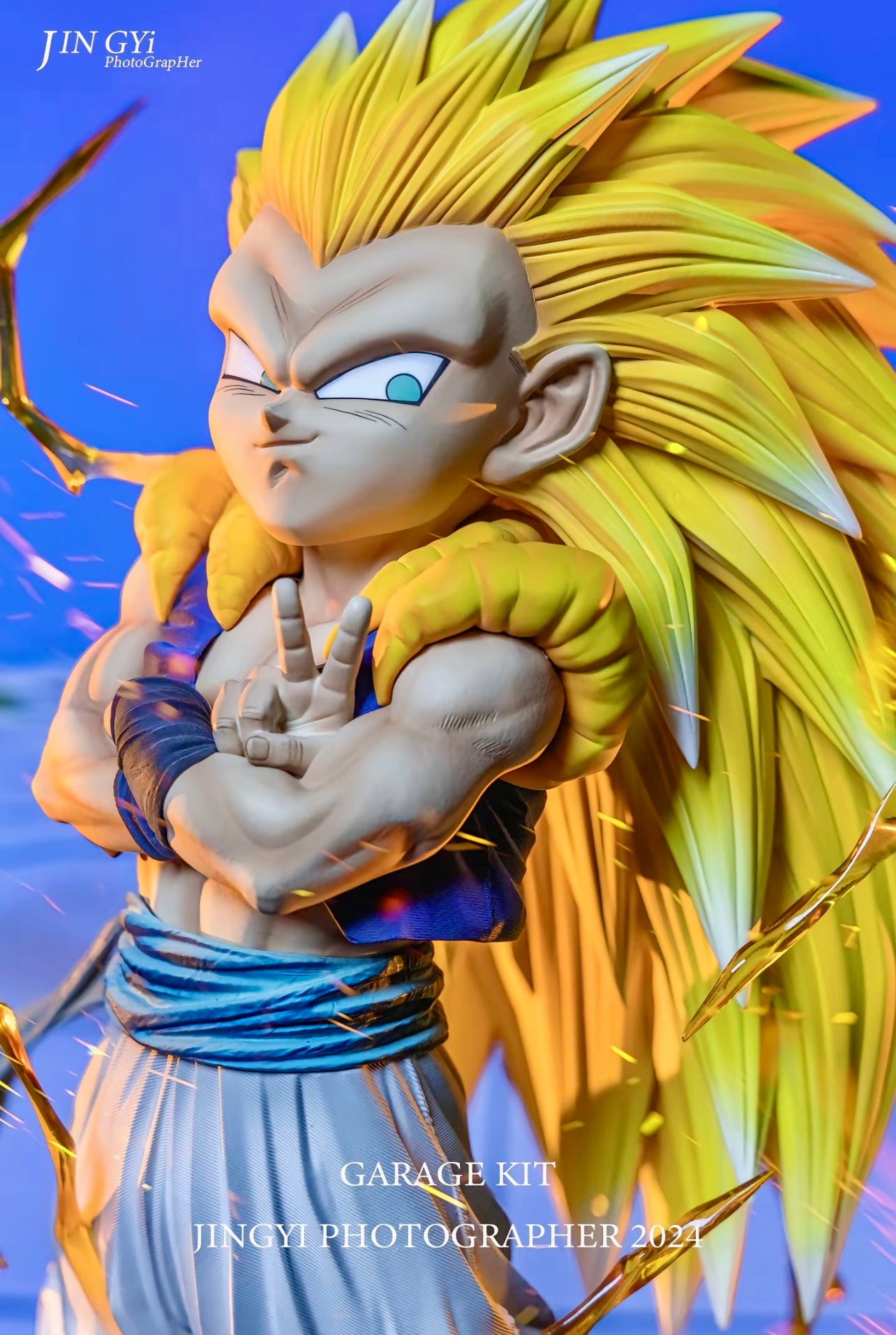 Dragon Ball Gotenks Super Saiyan 3 Overseas Limited Edition Genuine Figure Garage Kit