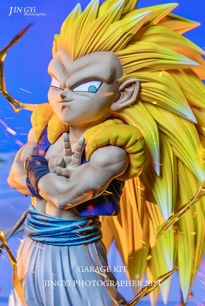 Dragon Ball Gotenks Super Saiyan 3 Overseas Limited Edition Genuine Figure Garage Kit