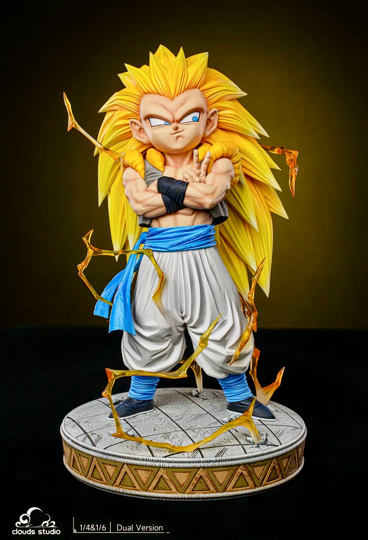 Dragon Ball Gotenks Super Saiyan 3 Overseas Limited Edition Genuine Figure Garage Kit