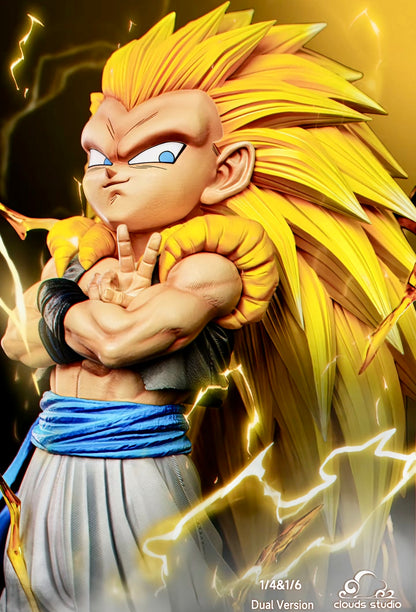 Dragon Ball Gotenks Super Saiyan 3 Overseas Limited Edition Genuine Figure Garage Kit