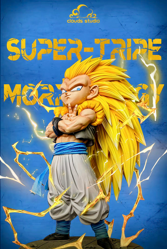 Dragon Ball Gotenks Super Saiyan 3 Overseas Limited Edition Genuine Figure Garage Kit