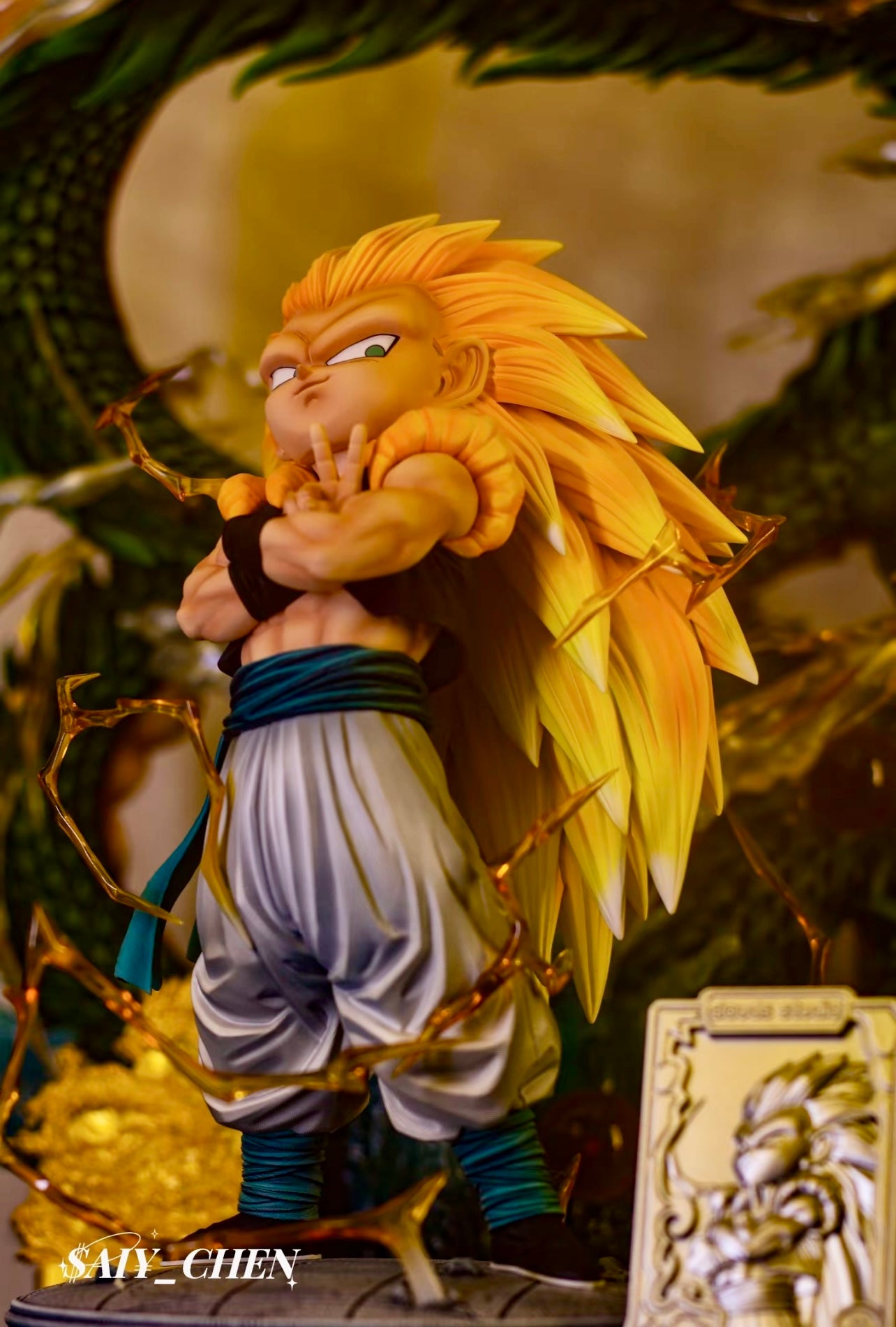 Dragon Ball Gotenks Super Saiyan 3 Overseas Limited Edition Genuine Figure Garage Kit