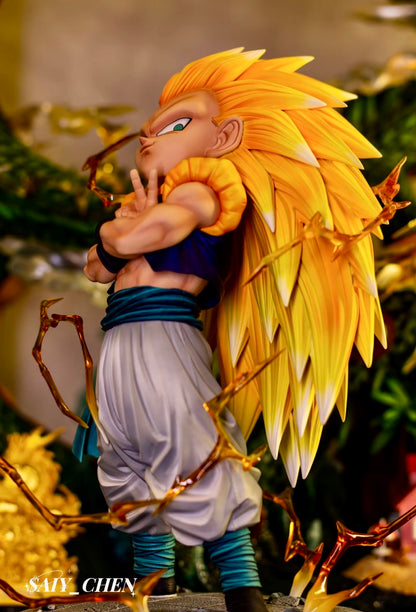 Dragon Ball Gotenks Super Saiyan 3 Overseas Limited Edition Genuine Figure Garage Kit