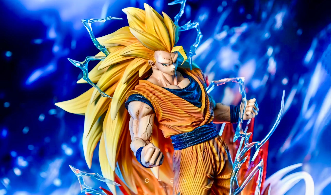 Dragon Ball Son Goku Super Saiyan 3 Garage Kit Figure