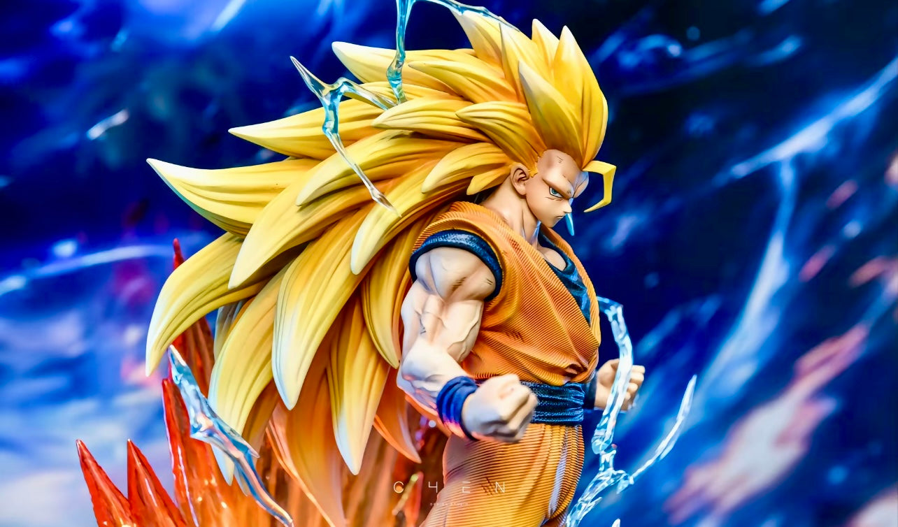 Dragon Ball Son Goku Super Saiyan 3 Garage Kit Figure