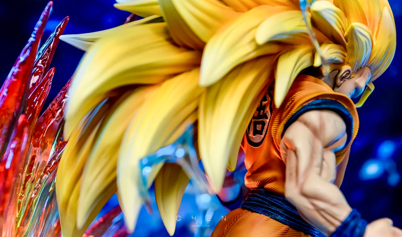 Dragon Ball Son Goku Super Saiyan 3 Garage Kit Figure