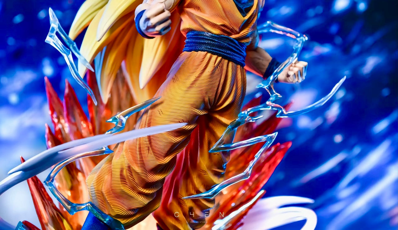 Dragon Ball Son Goku Super Saiyan 3 Garage Kit Figure